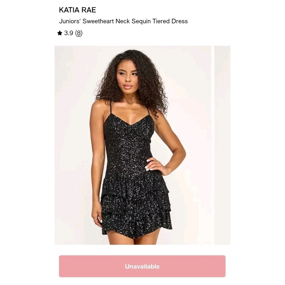 Katia Rae Black Sequin Dress